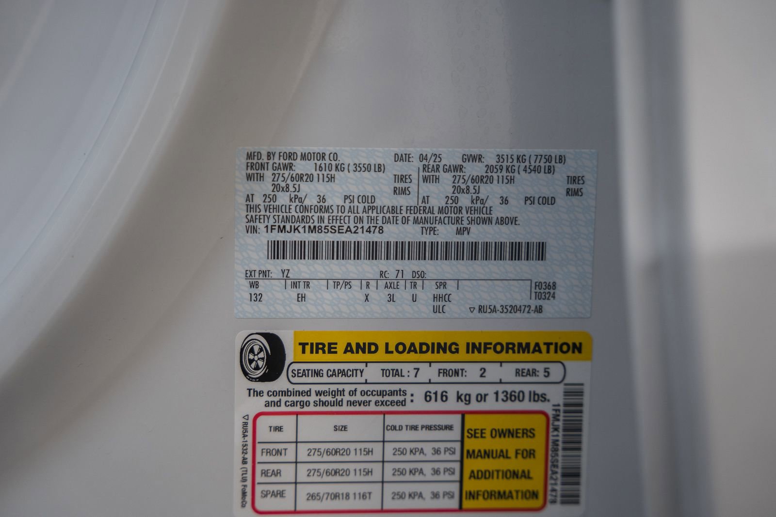 Certified 2025 Ford Expedition Max Platinum image 59