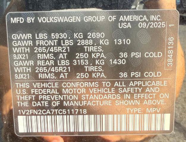 Used 2026 Volkswagen Atlas SEL Premium R-Line AWD/4WD image 23