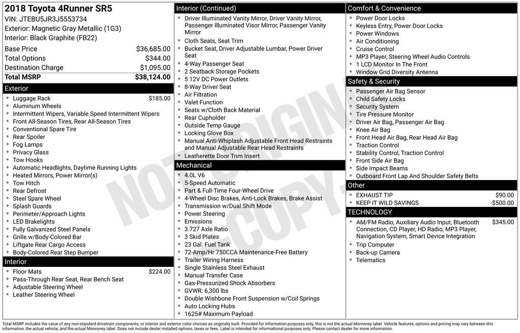 Used 2018 Toyota 4Runner SR5 image 38