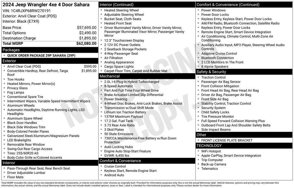 Used 2024 Jeep Wrangler Unlimited Sahara image 26