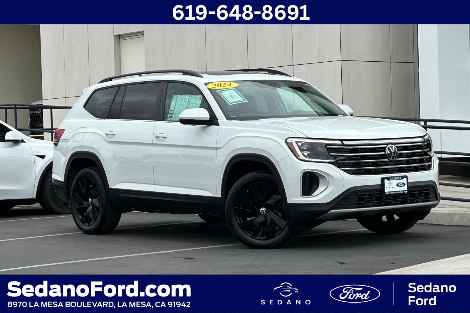 Used 2024 Volkswagen Atlas SE w/ Panoramic Sunroof Package