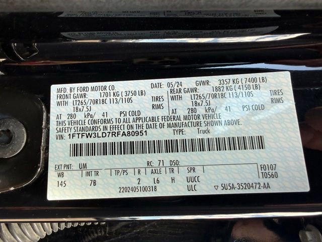 Certified 2024 Ford F150 XLT w/ FX4 Off-Road Package AWD/4WD image 47