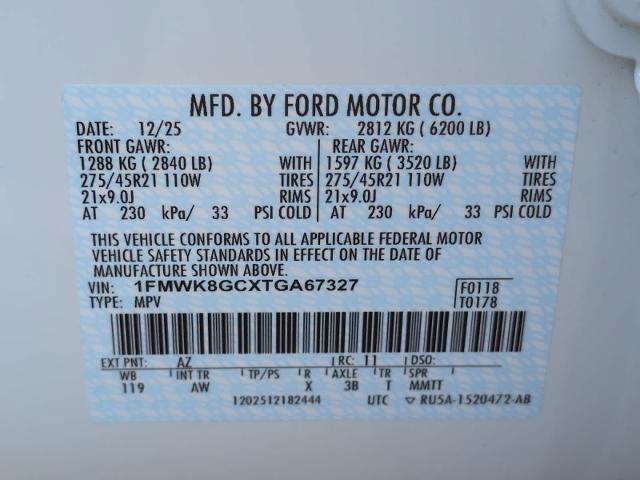 Certified 2026 Ford Explorer ST w/ Sun And Sound Package AWD/4WD image 33