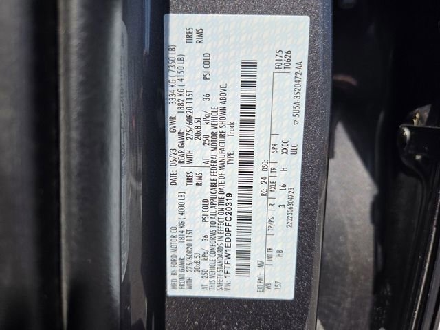 Certified 2023 Ford F150 Lariat w/ Equipment Group 502A High image 21