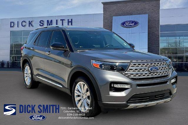 Certified 2022 Ford Explorer Limited w/ Limited Technology Package RWD image 3