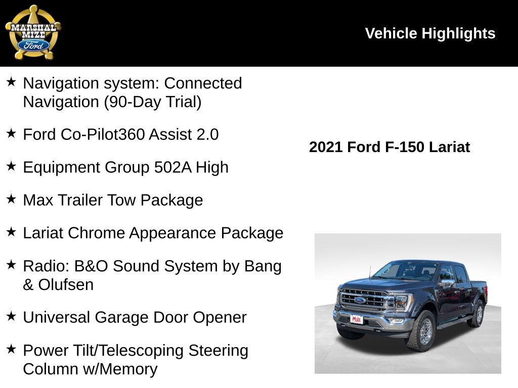 Certified 2021 Ford F150 4x4 SuperCrew image 2
