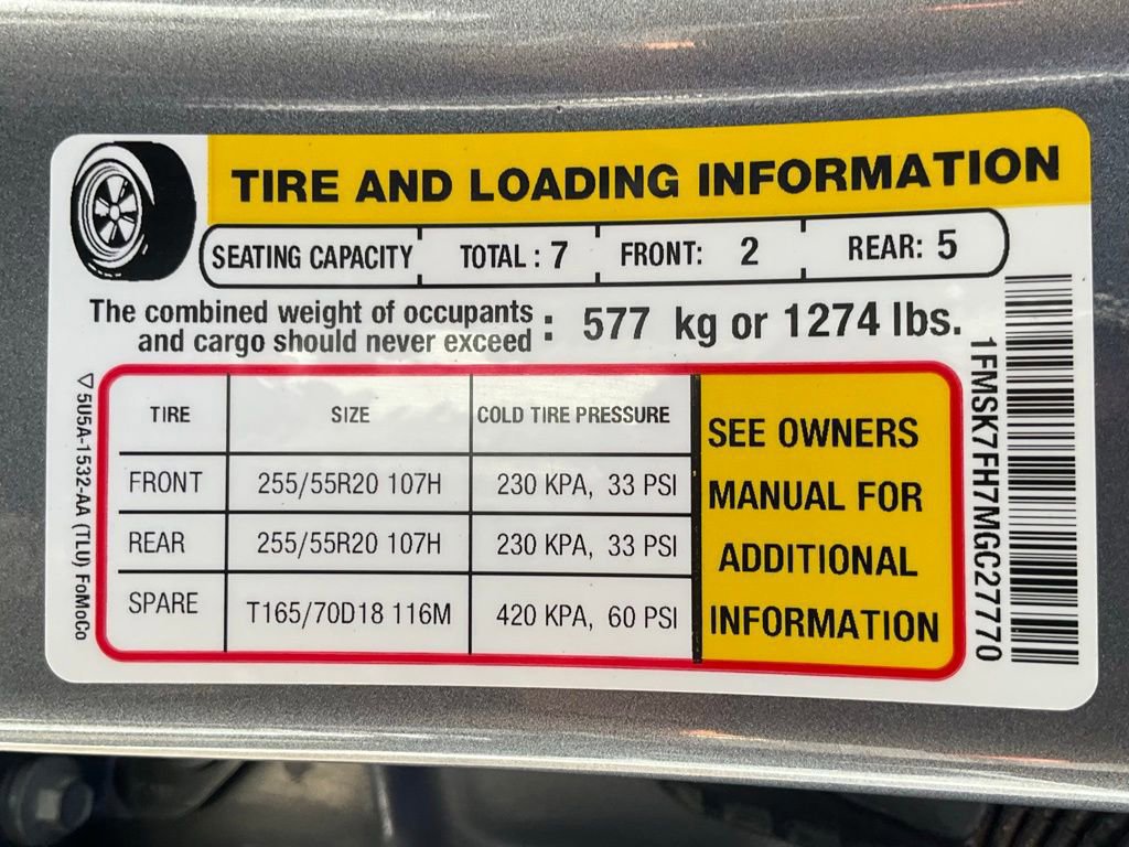 Certified 2021 Ford Explorer Limited w/ Equipment Group 301A image 75