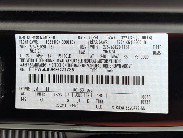 Certified 2024 Ford F150 King Ranch w/ FX4 Off-Road Package AWD/4WD image 34