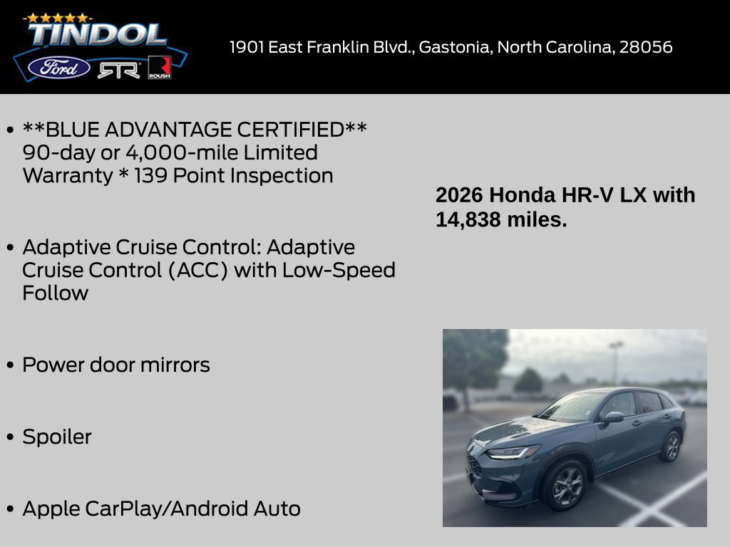 Used 2026 Honda HR-V LX image 17
