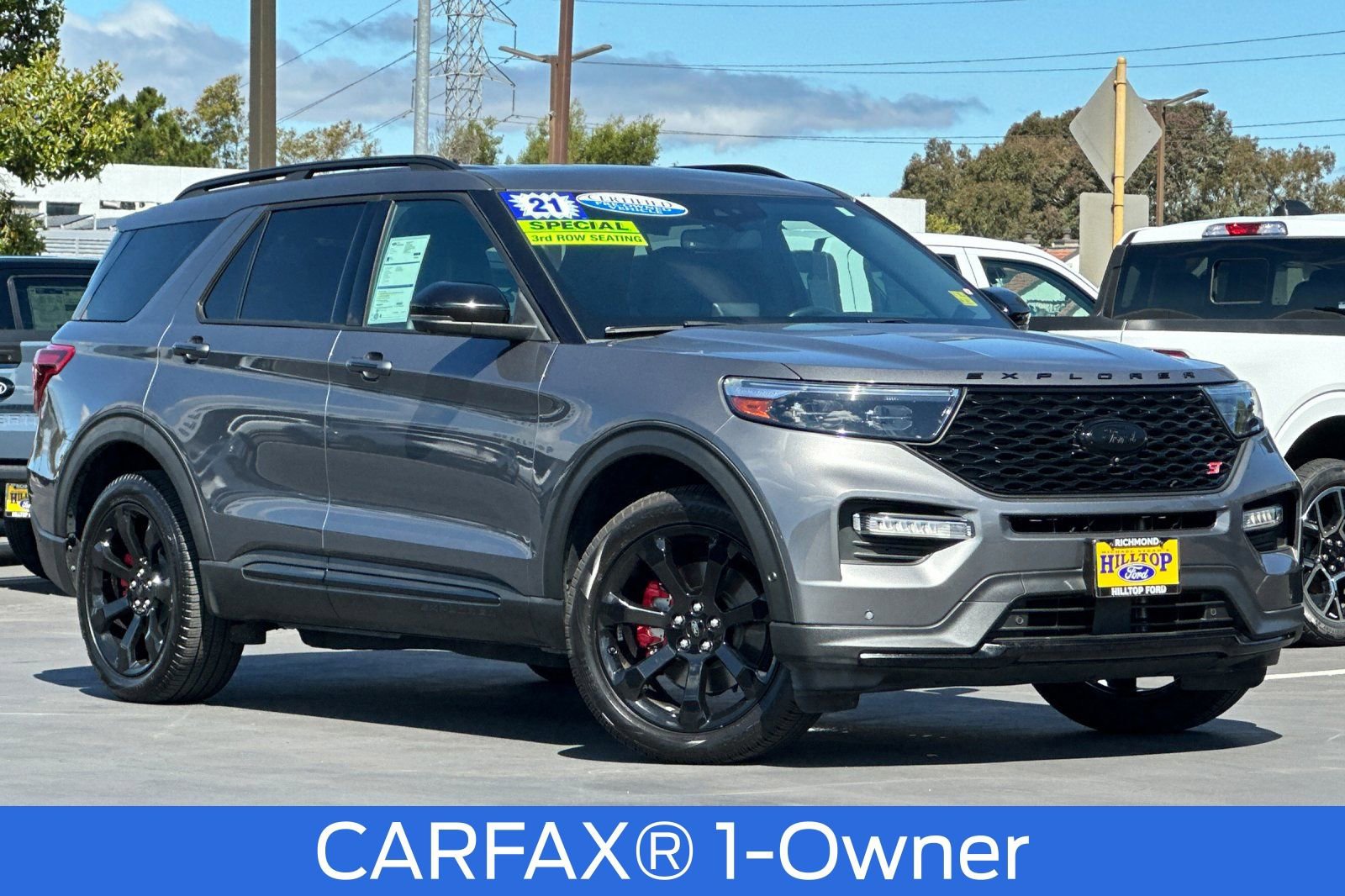 Certified 2021 Ford Explorer ST w/ Equipment Group 401A AWD/4WD image 2