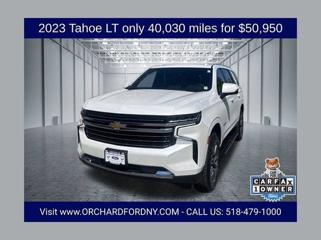 Used 2023 Chevrolet Tahoe LT w/ LT Signature Package AWD/4WD image 1