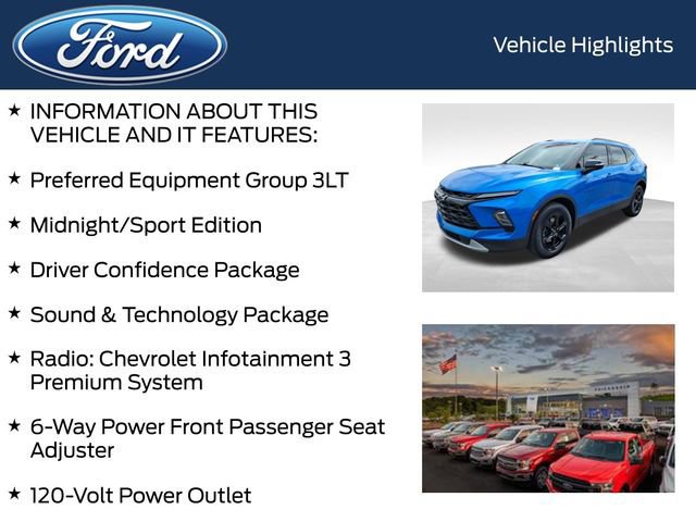 Used 2024 Chevrolet Blazer LT w/ Sound & Technology Package image 11