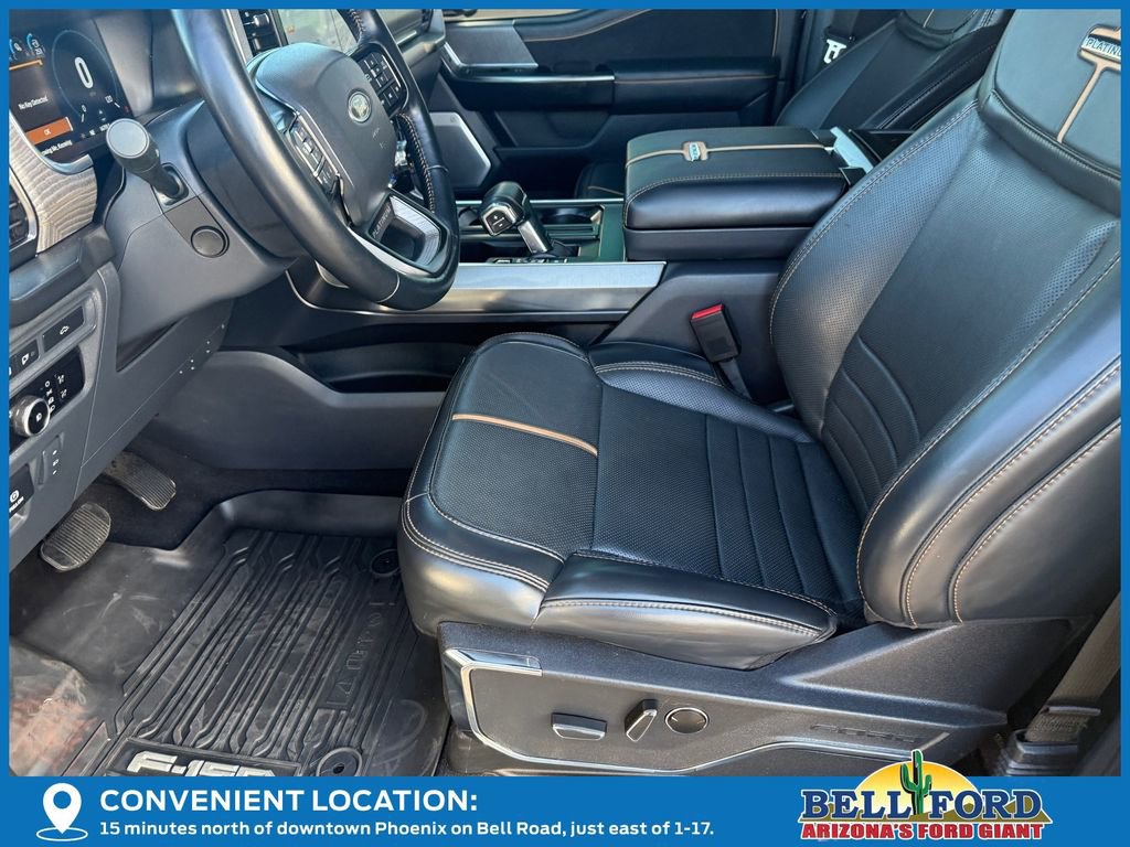Certified 2023 Ford F150 Platinum w/ Equipment Group 701A High image 22