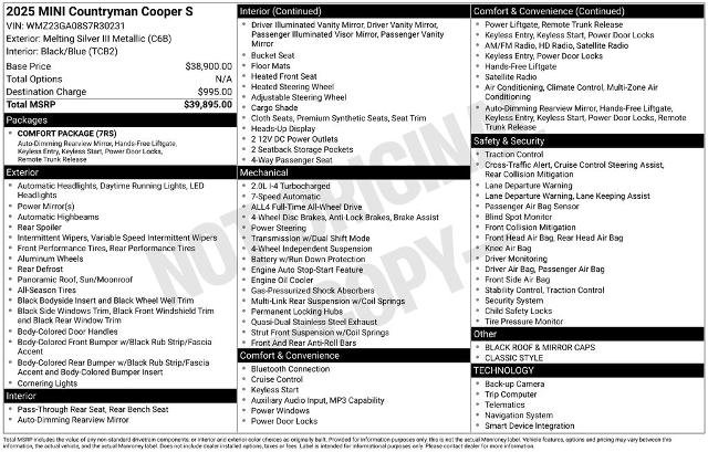 Used 2025 MINI Cooper Countryman S AWD/4WD image 2
