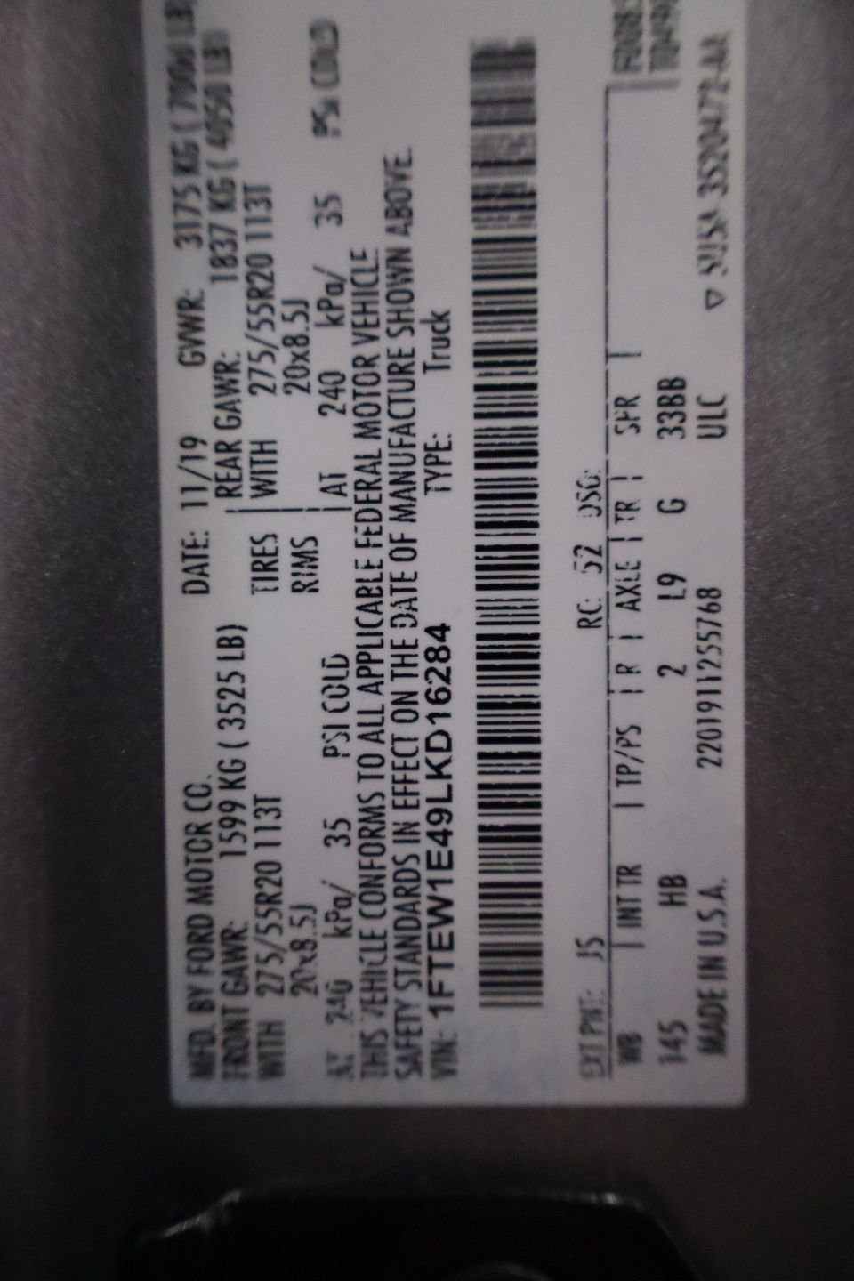 Certified 2020 Ford F150 Lariat image 30