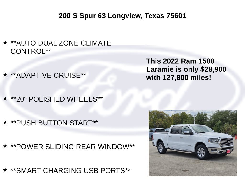 Used 2022 RAM 1500 Laramie AWD/4WD image 15