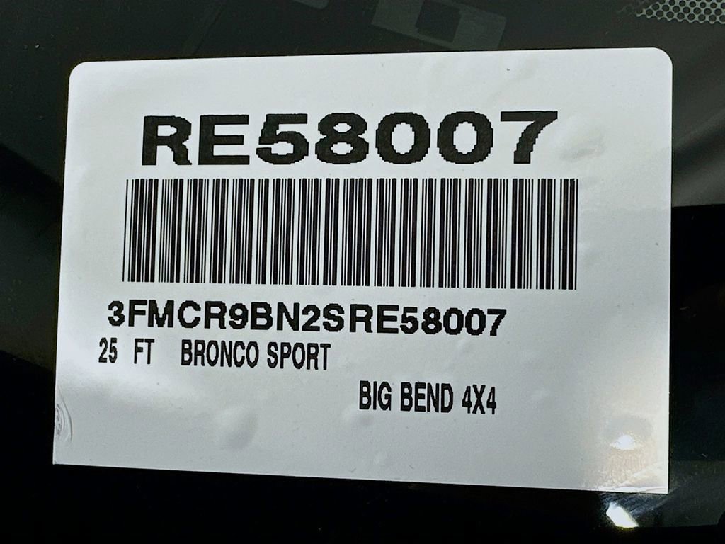 Certified 2025 Ford Bronco Sport Big Bend w/ Convenience Package image 22