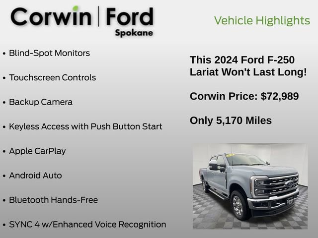 Certified 2024 Ford F250 Lariat w/ Chrome Package image 7