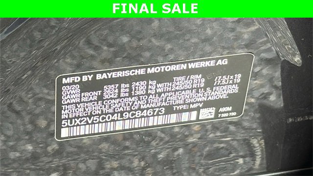 Used 2020 BMW X4 M40i image 32