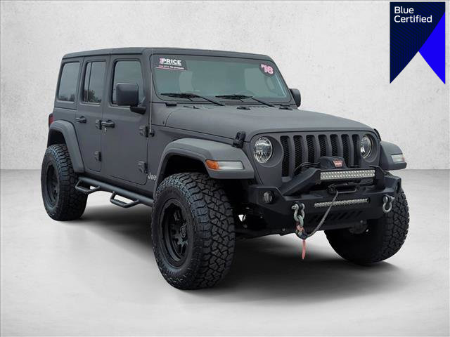 Used 2018 Jeep Wrangler Unlimited Sport S