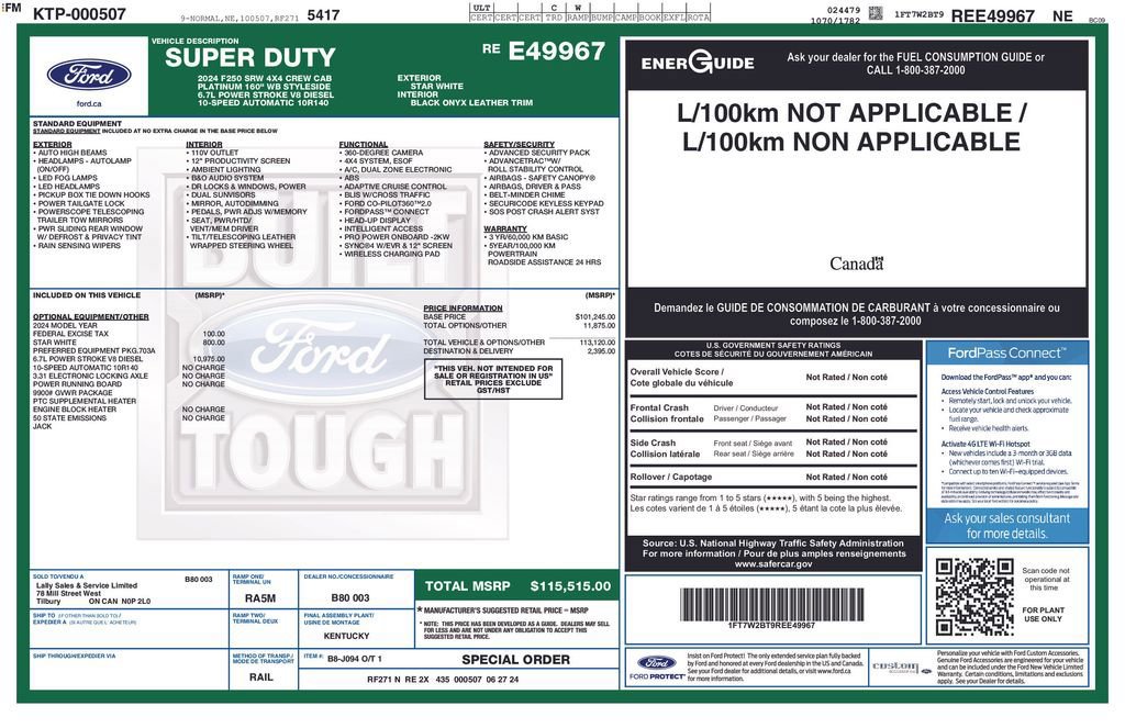 Certified 2024 Ford F250 Platinum image 11