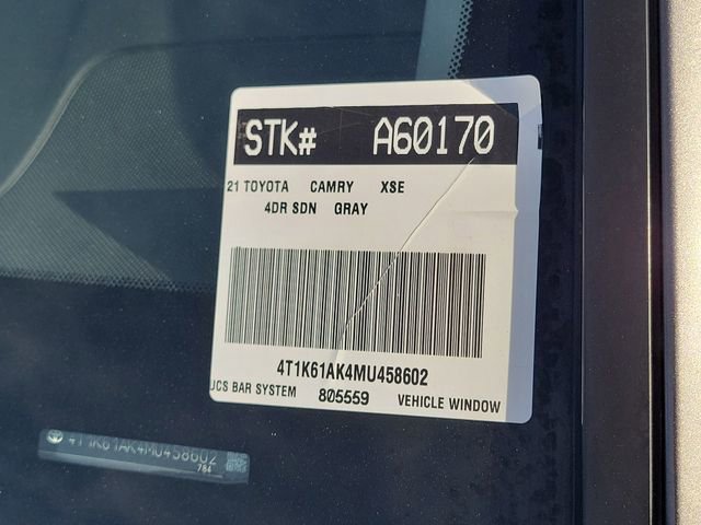 Used 2021 Toyota Camry XSE FWD image 30