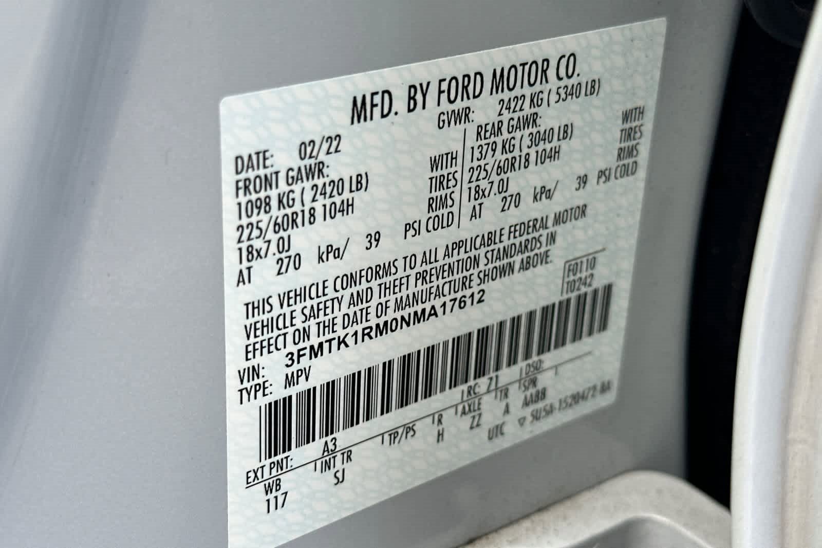 Certified 2022 Ford Mustang Mach-E Select image 31