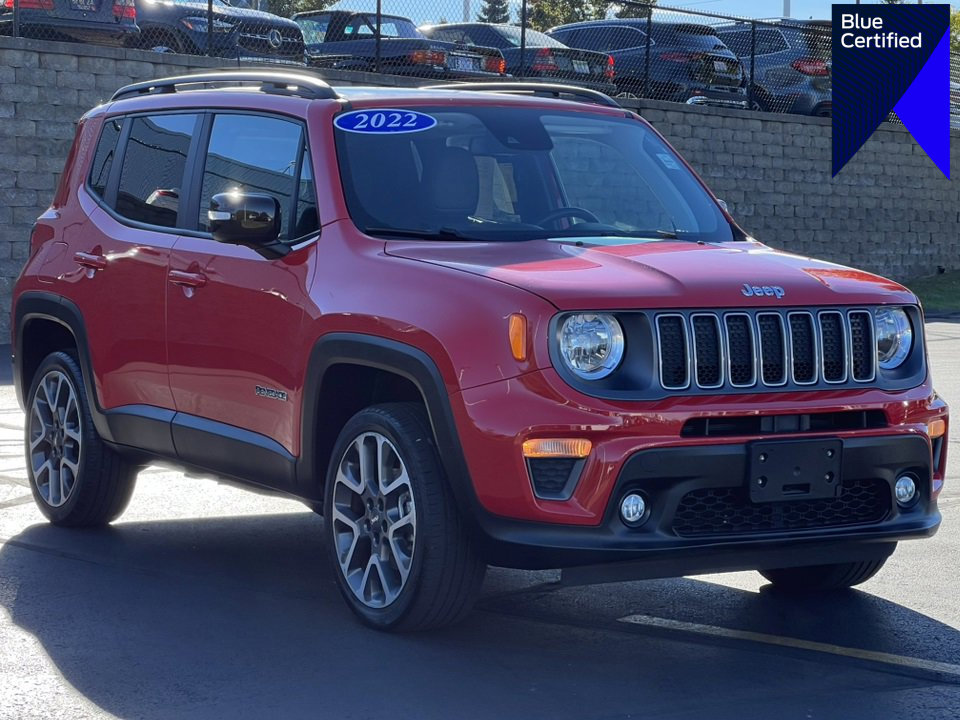 Used 2022 Jeep Renegade Limited w/ Sun, Sound & Wheels Group