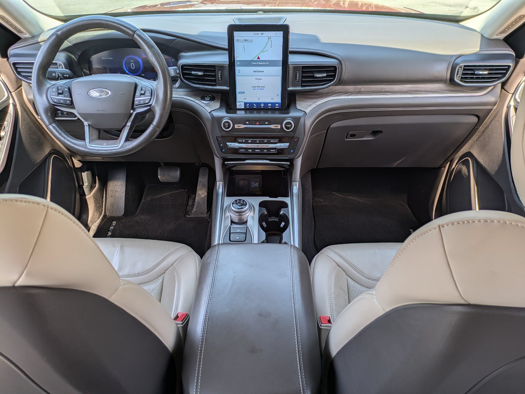 Certified 2020 Ford Explorer Platinum w/ Premium Technology Package AWD/4WD image 17