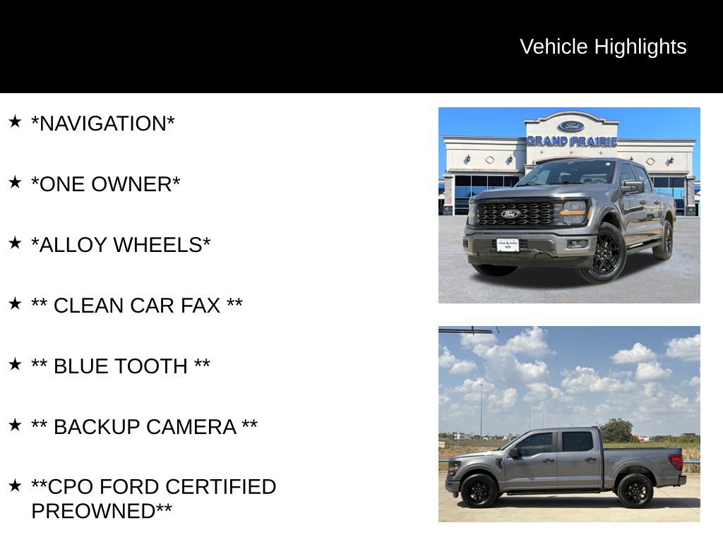 Certified 2024 Ford F150 STX w/ STX Black Appearance Package RWD image 4
