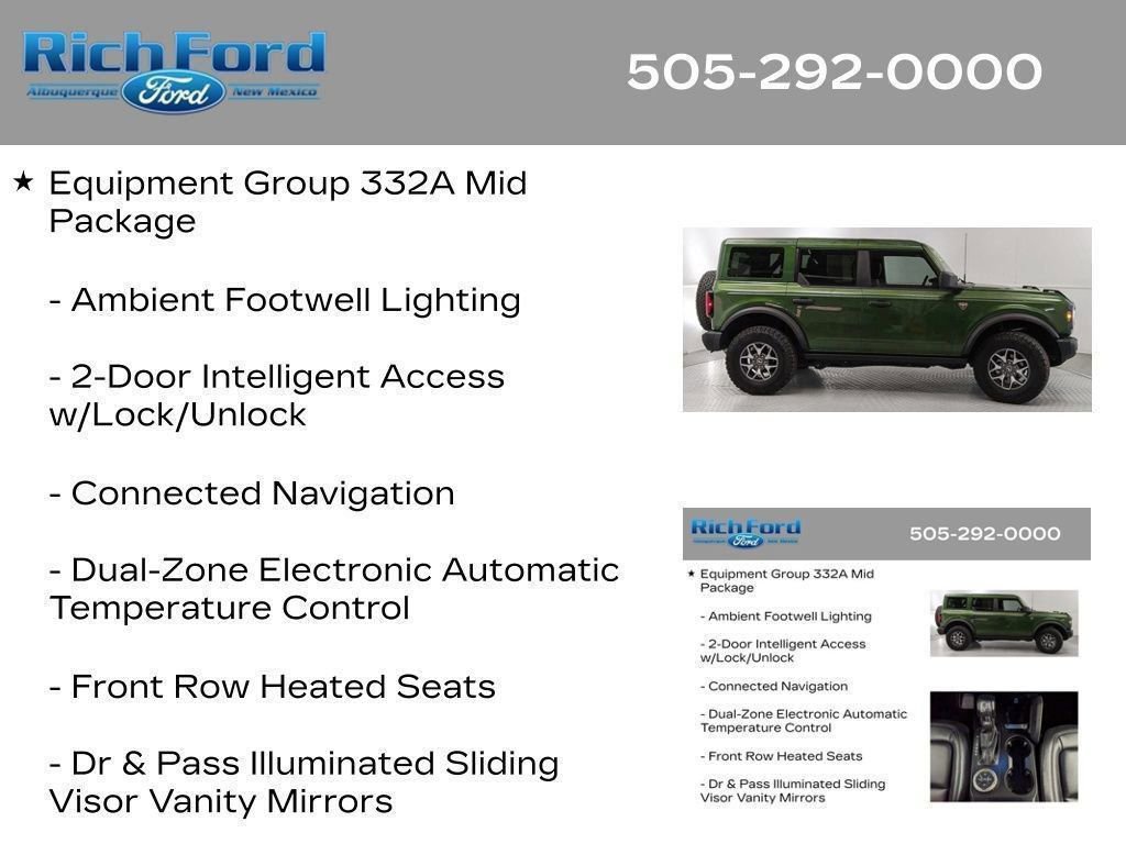 Certified 2025 Ford Bronco Badlands AWD/4WD image 37