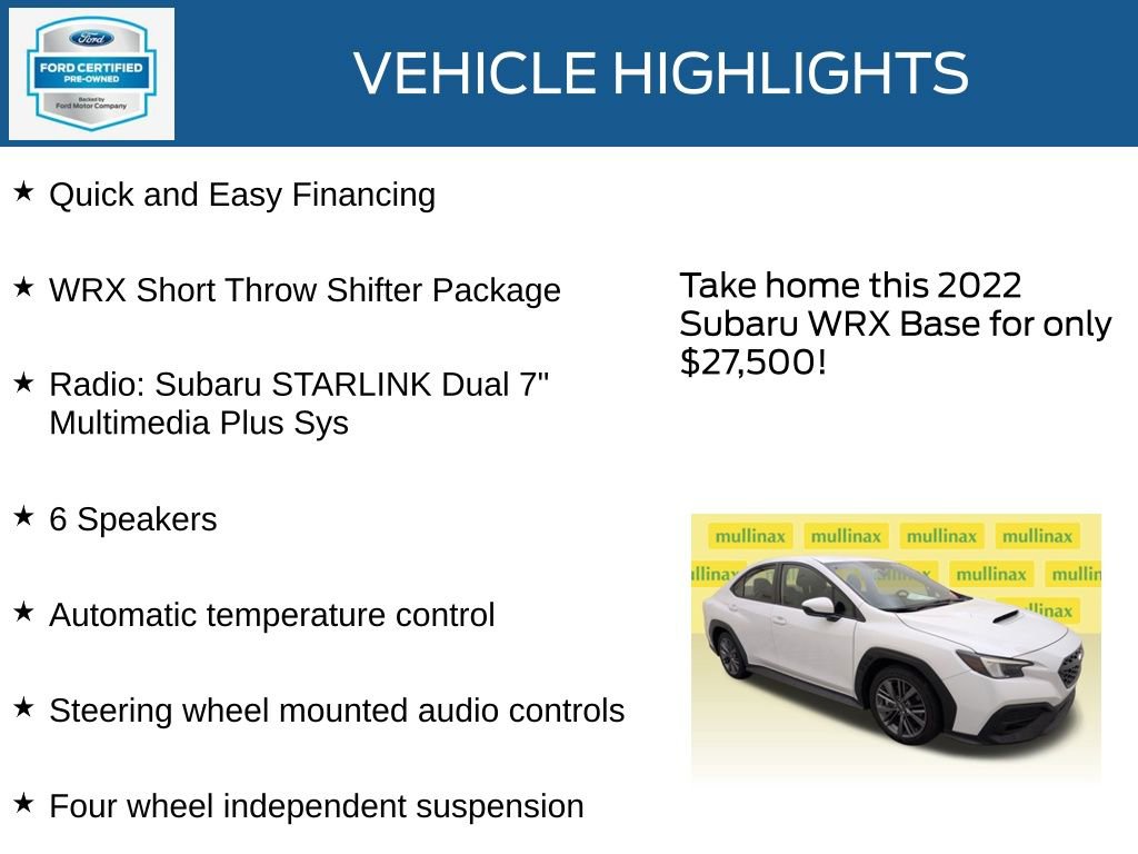 Used 2022 Subaru WRX image 23