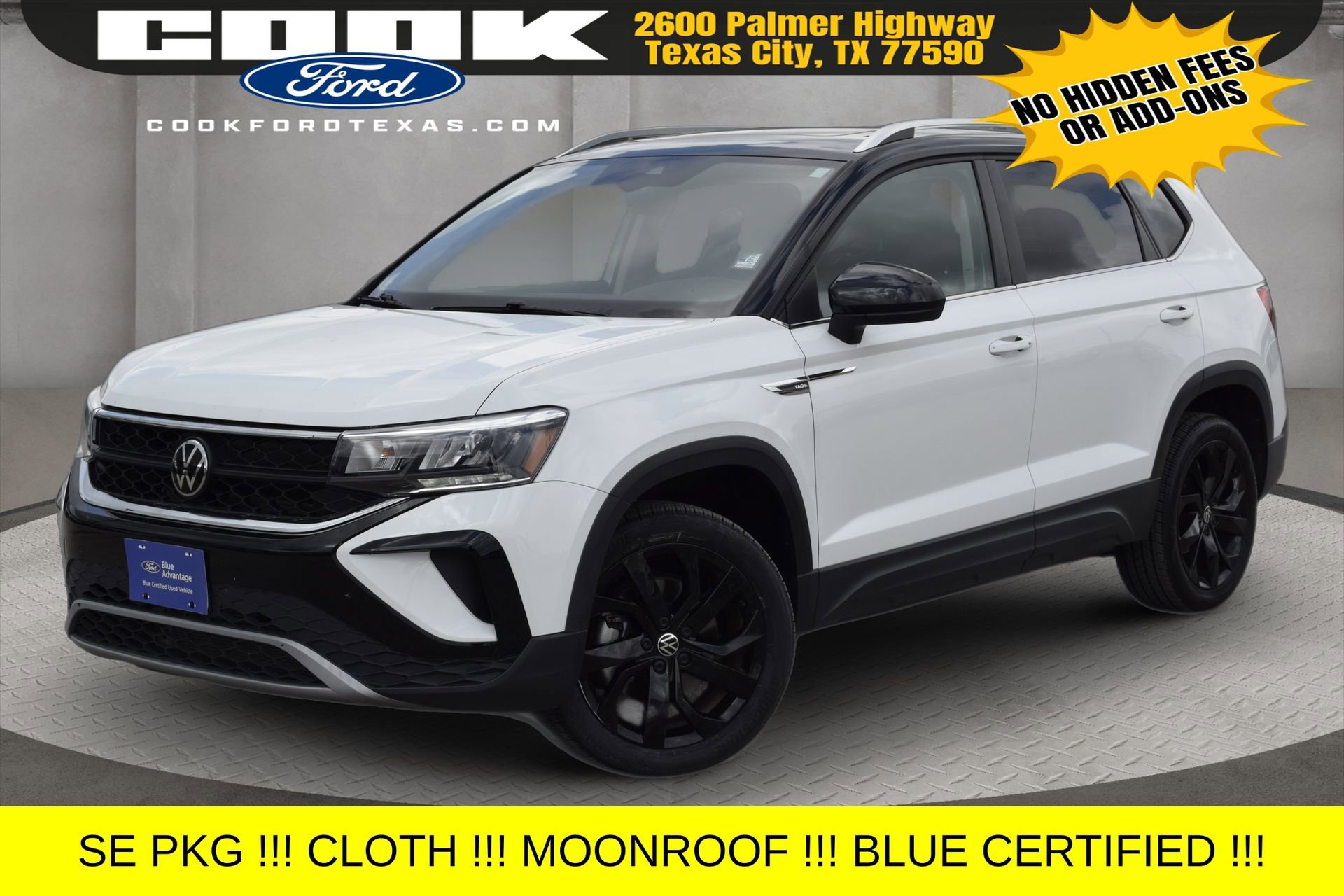 Used 2024 Volkswagen Taos SE w/ Panoramic Sunroof Package FWD image 1