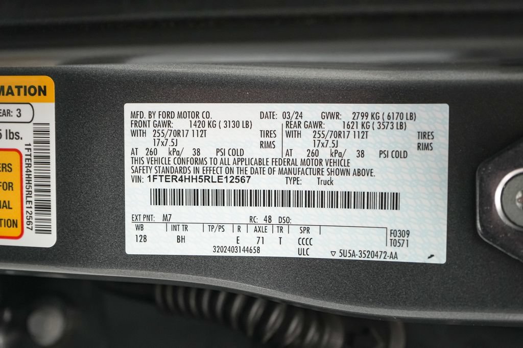Certified 2024 Ford Ranger XLT AWD/4WD image 24
