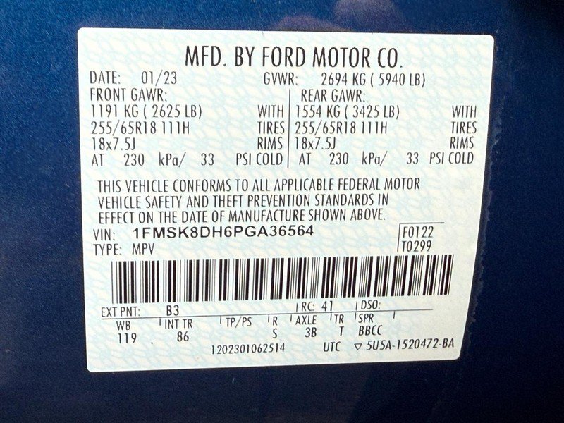 Certified 2023 Ford Explorer XLT w/ Class IV Trailer Tow Package AWD/4WD image 28