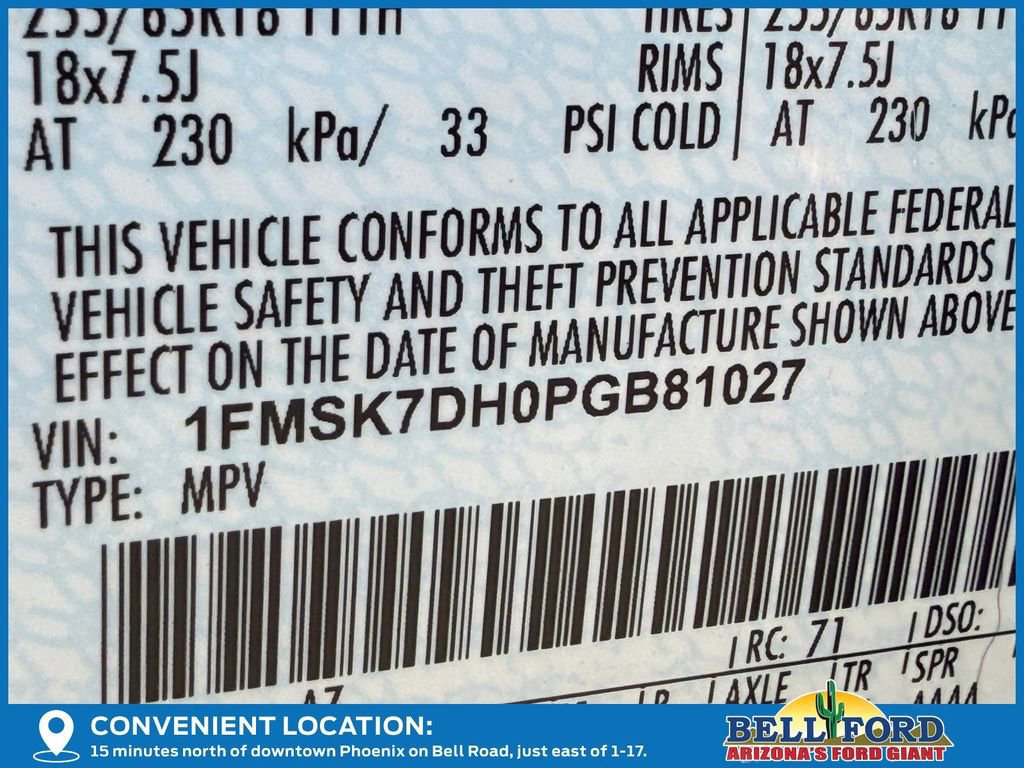 Certified 2023 Ford Explorer XLT w/ Equipment Group 202A image 33