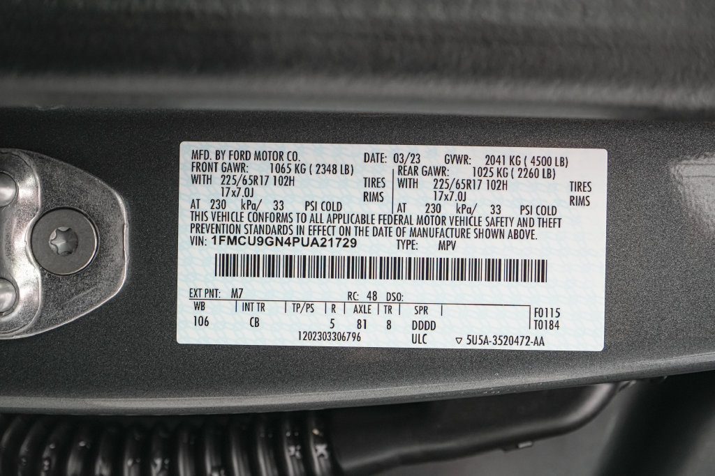 Certified 2023 Ford Escape Active w/ Tech Pack #1 AWD/4WD image 23