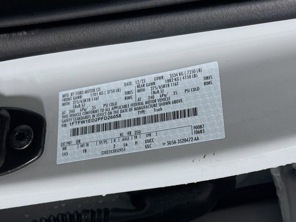 Certified 2023 Ford F150 XLT w/ Equipment Group 302A High image 33