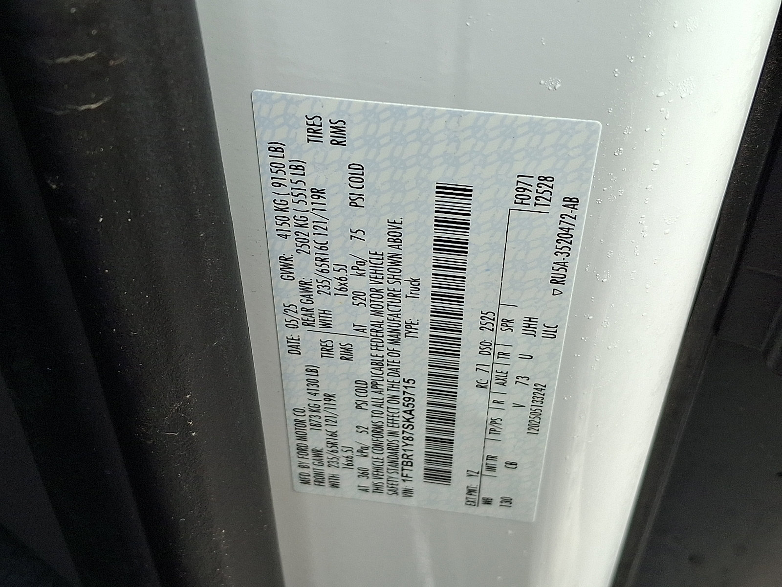 Certified 2025 Ford Transit 250 Low Roof w/ Exterior Upgrade Package RWD image 26