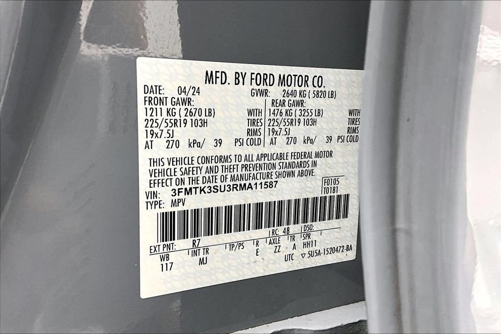 Certified 2024 Ford Mustang Mach-E Premium AWD/4WD image 35