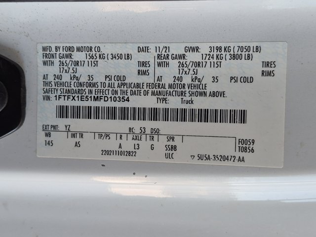 Certified 2021 Ford F150 XL w/ XL Power Equipment Group AWD/4WD image 35