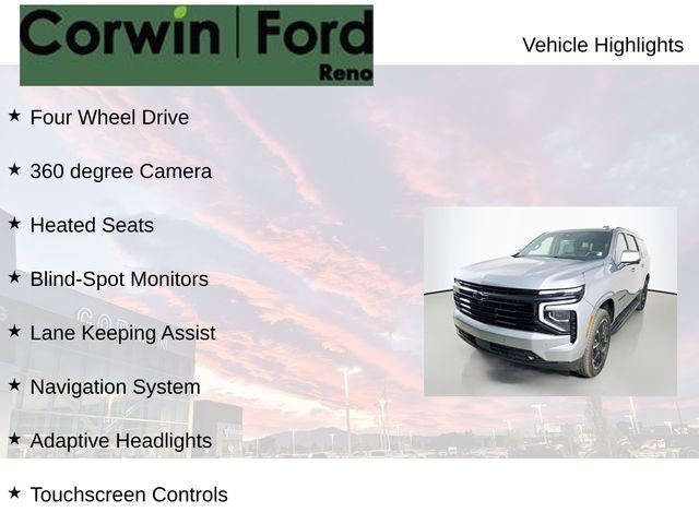 Used 2025 Chevrolet Suburban RST w/ Comfort Package AWD/4WD image 8