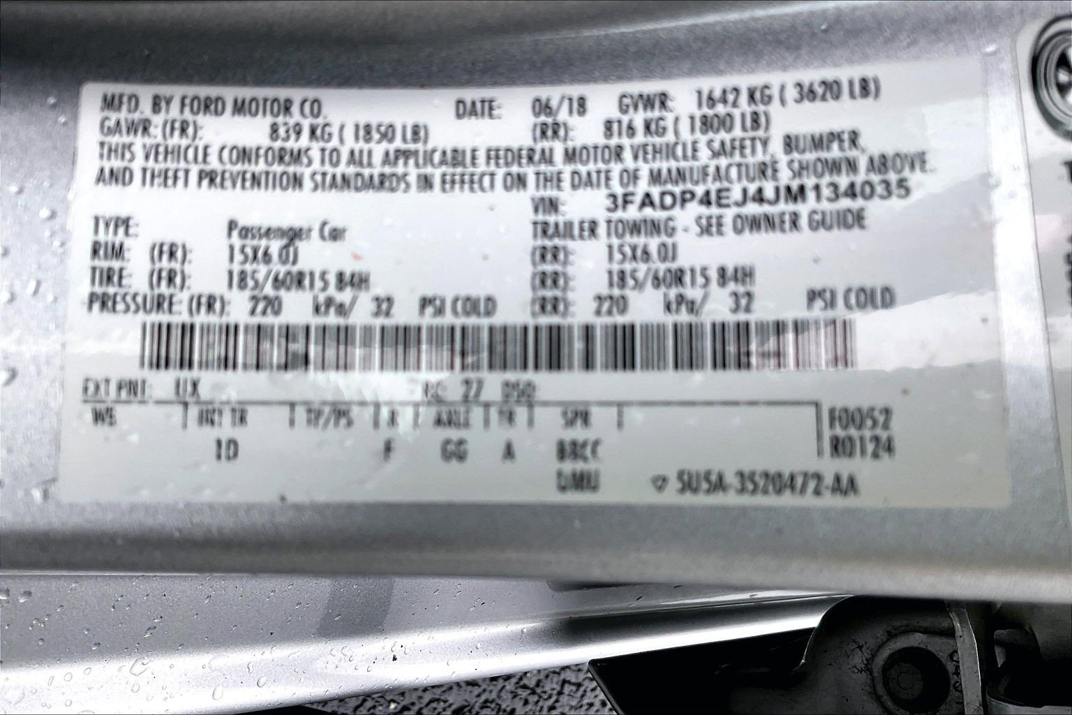 Certified 2018 Ford Fiesta SE FWD image 32
