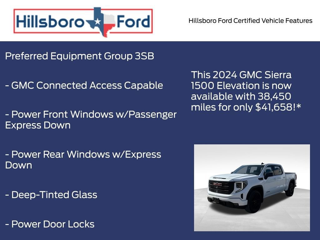 Used 2024 GMC Sierra 1500 Elevation w/ X31 Off-Road Package image 10