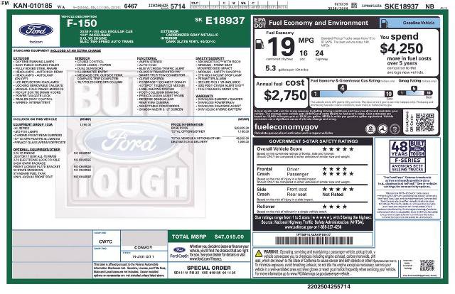 Certified 2025 Ford F150 XL w/ Equipment Group 103A High AWD/4WD image 34