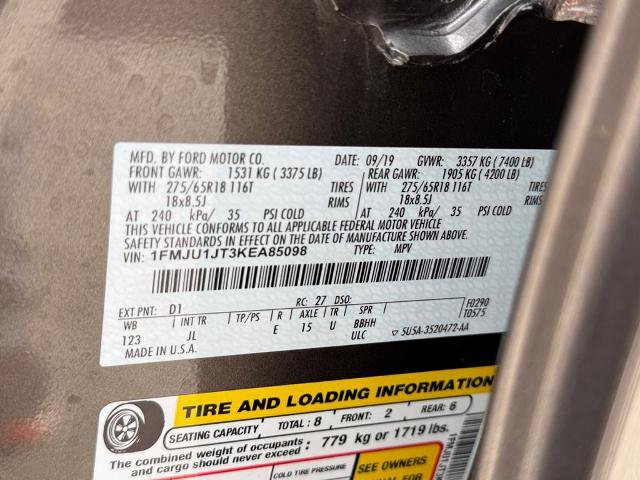 Certified 2019 Ford Expedition XLT AWD/4WD image 28