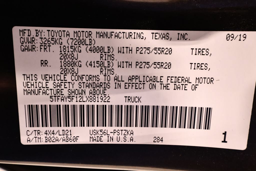 Used 2020 Toyota Tundra 1794 Edition AWD/4WD image 49
