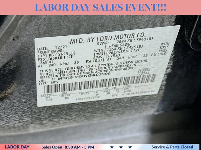 Certified 2022 Ford Explorer Timberline AWD/4WD image 33