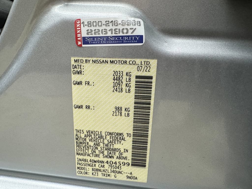 Used 2022 Nissan Altima 2.5 SV w/ SV Premium Package AWD/4WD image 31
