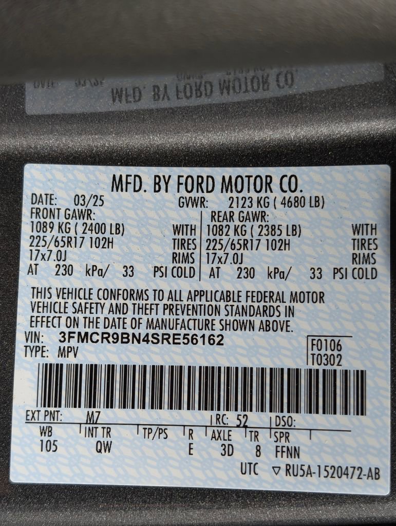 Certified 2025 Ford Bronco Sport Big Bend AWD/4WD image 28